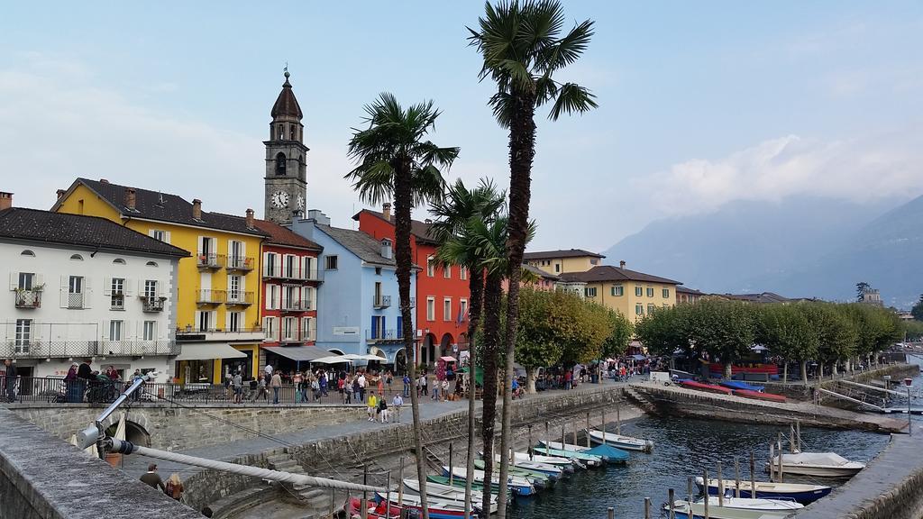 Locarno, Casa Pioda - Nahe Zentrum, Mit Balkon Und Parkplatz Exterior foto